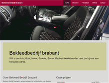 Tablet Screenshot of bekleedbedrijfbrabant.nl